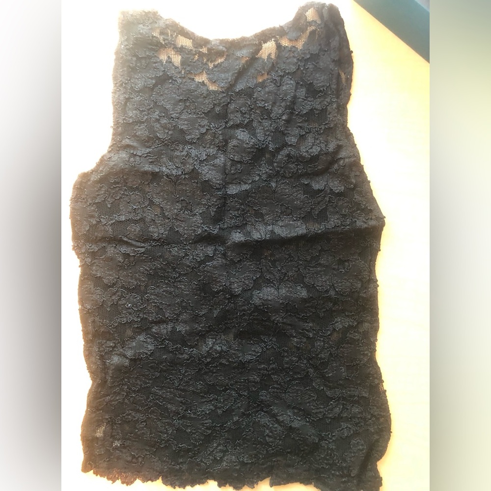 Ann Taylor Elegant Black Lace Dress